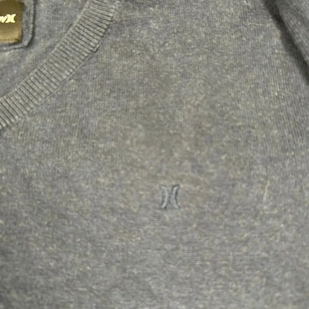 Hurley Men's Navy and Blue Jumper